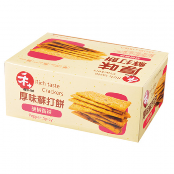 胡椒香辣厚味蘇打餅414g/盒