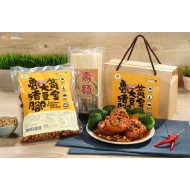 梧棲黃金大豆滷豬腳+享福壽麵組 