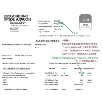 貝樂優阿貝金納初榨橄欖油750ml/瓶
