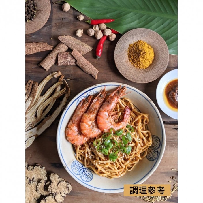 清香號沙茶蝦風味拌麵117g*3入/盒