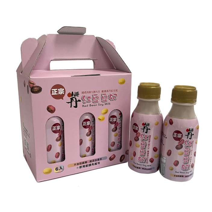 萬丹農會紅豆豆奶禮盒 295ml*6入/盒
