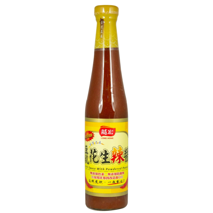 龍宏豆乳花生辣醬410ml/瓶