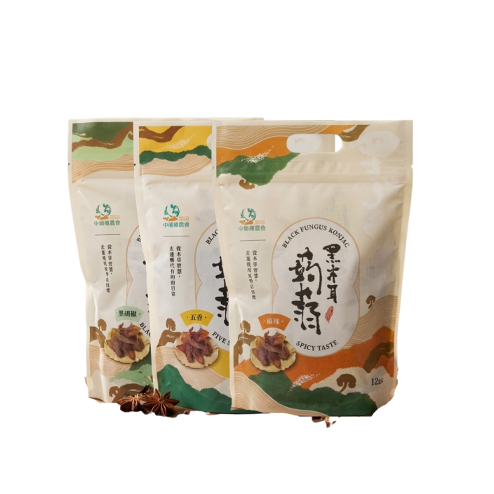 中埔農會黑木耳蒟蒻100g/包