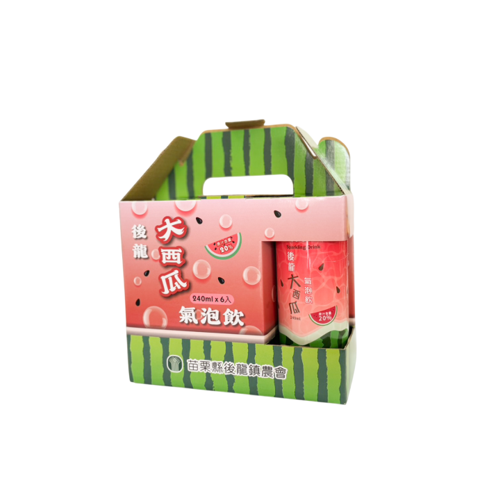 後龍大西瓜氣泡飲240ml*6入/盒