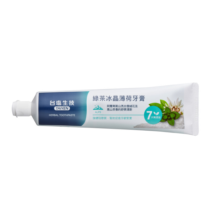 台鹽綠茶冰晶薄荷牙膏150g/支