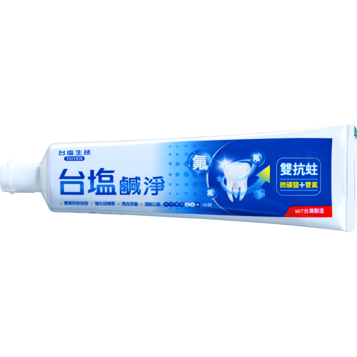 台鹽鹹淨雙抗蛀牙膏150g/支