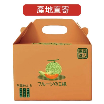 【9/5陸續出貨】紫皇阿露斯洋香瓜禮盒　3kg↑/盒，2顆裝