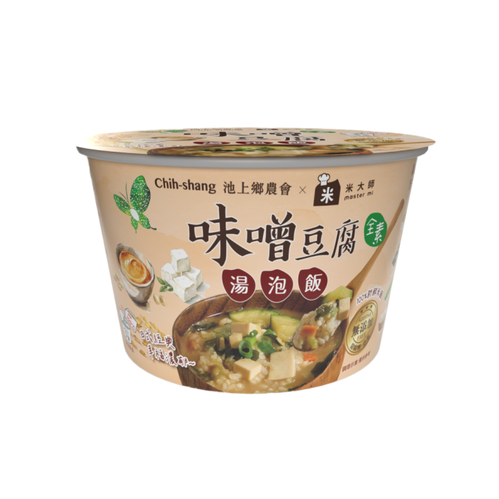 池上米大師味噌豆腐湯泡飯208g/碗