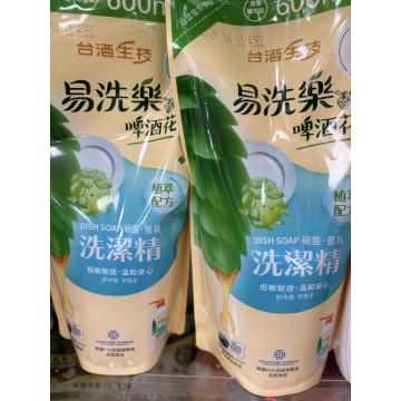 台酒生技易洗樂洗潔精補充包600ml/包