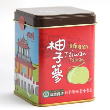 麻農柚子蔘(文創鐵罐)	100g/罐