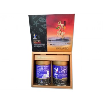 魚池鄉農會台灣原生種山茶(藏芽)禮盒 (50g x2罐/盒)