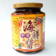 菊之鱻海鮮干貝醬	450g 小辣